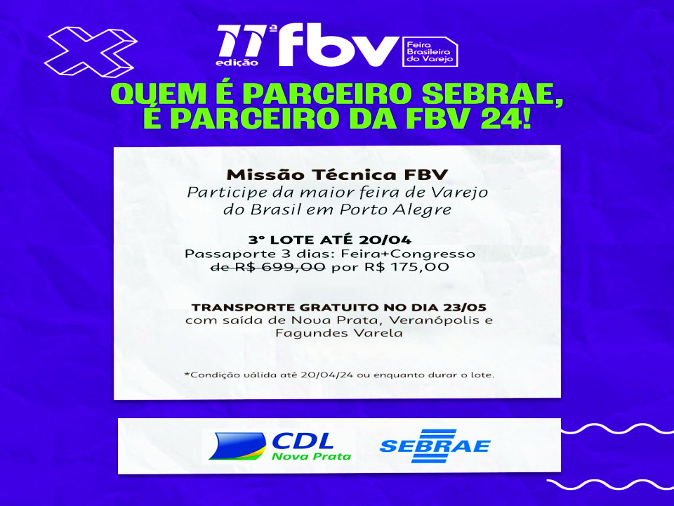  FBV - o maior evento do varejo brasileiro.