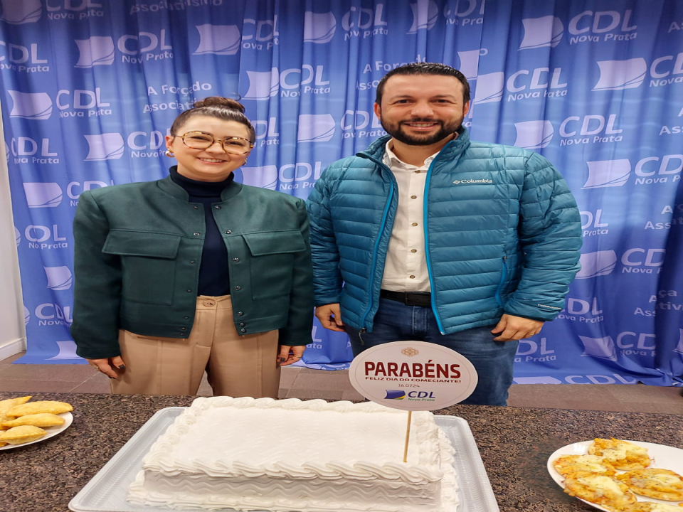 Evento em homenagem ao Dia do Comerciante. 